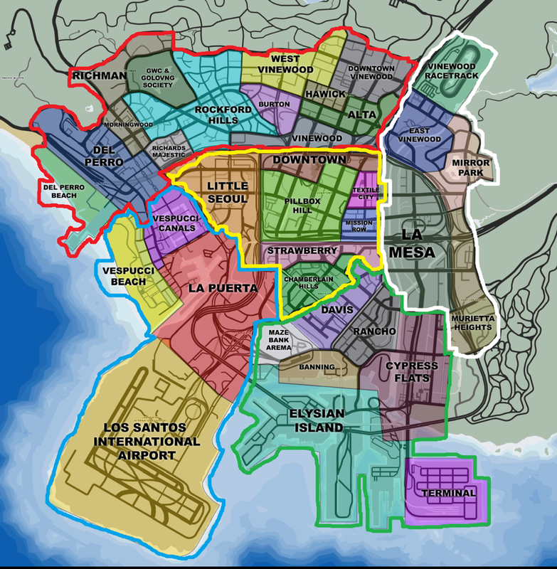 Lspd Zone Map